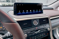 Штатная магнитола Farcar для Lexus RX 2016-2019 (LXS6009 коричневый)