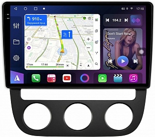 Штатная магнитола FarCar s400 2K для Volkswagen Jetta на Android  (XXL3228M климат)
