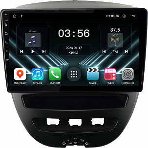 Штатная магнитола FarCar для Peugeot 107, Citroen C1, Toyota Aygo на Android  (DX3072M)