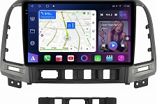 Штатная магнитола FarCar s500 Plus 2K для Hyundai Santa Fe на Android  (GX008M)
