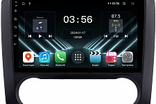 Штатная магнитола FarCar для Ford Focus, Mondeo, C-Max, Galaxy на Android  (DX004/3283M черная климат)